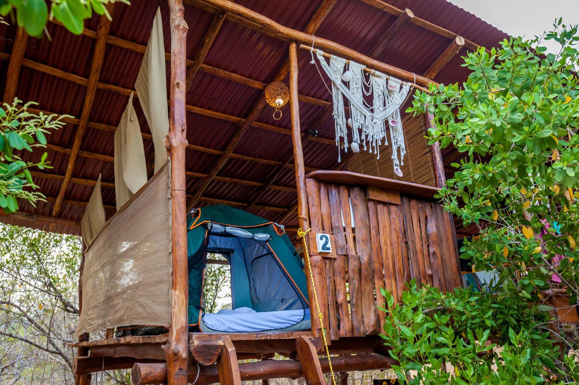 Skycamp Camping Holbox Экстерьер фото